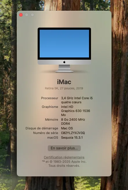 Dell OptiPlex 3050 running macOS Sequoia